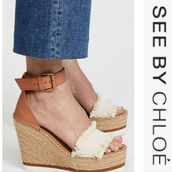 See by Chloe Glyn Wedge Espadrilles - Picture 1 of 10